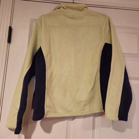 NWT Jane Ashley Green and blue lightweight fleece sweater - Picture 5 of 5